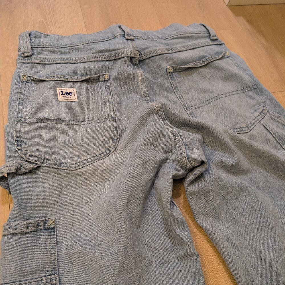 VTG Lee Men's 33x34 Carpenter Jeans‎ 32x34 Y2K Baggy Skater Grunge Workwear